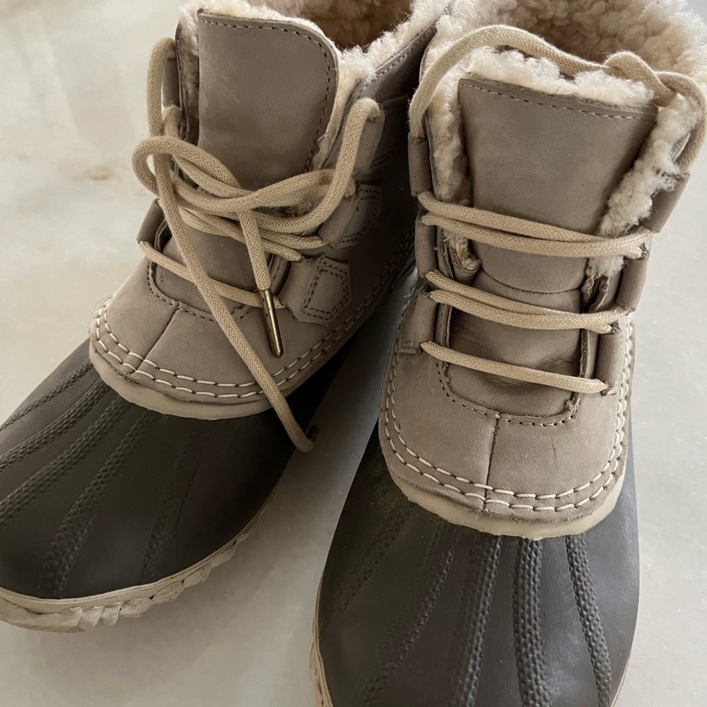 SOREL Waterproof Winter Boots Fleece Lined Duck Boots